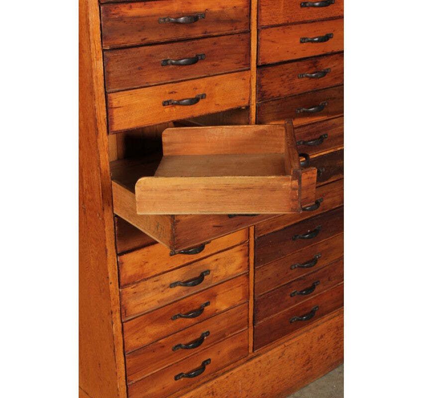 Large Fruitwood Haberdashery Chest photo for sale