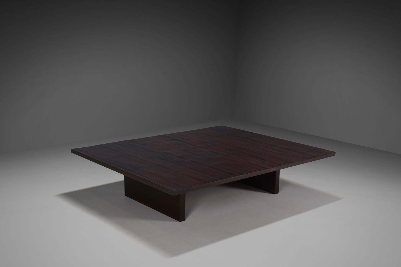 Large Bamboo And Wenge Coffee Table By Axel Vervoordt, Belgium photo furniture