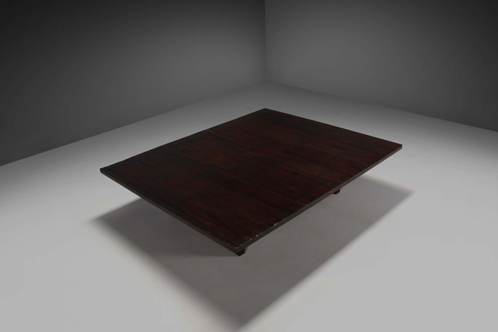 Large Bamboo And Wenge Coffee Table By Axel Vervoordt, Belgium photo 9088.0