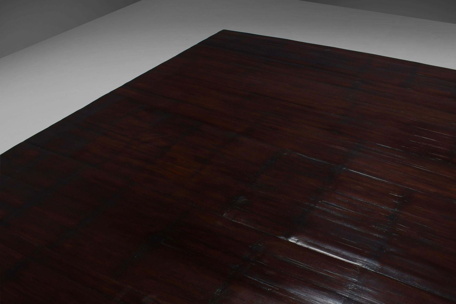 Large Bamboo And Wenge Coffee Table By Axel Vervoordt, Belgium photo buy
