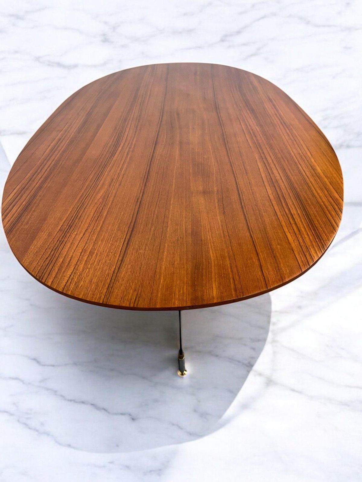 photo buy Italian Mid Century Dining Teak Table Attributed To Ignazio Gardella, 1960s