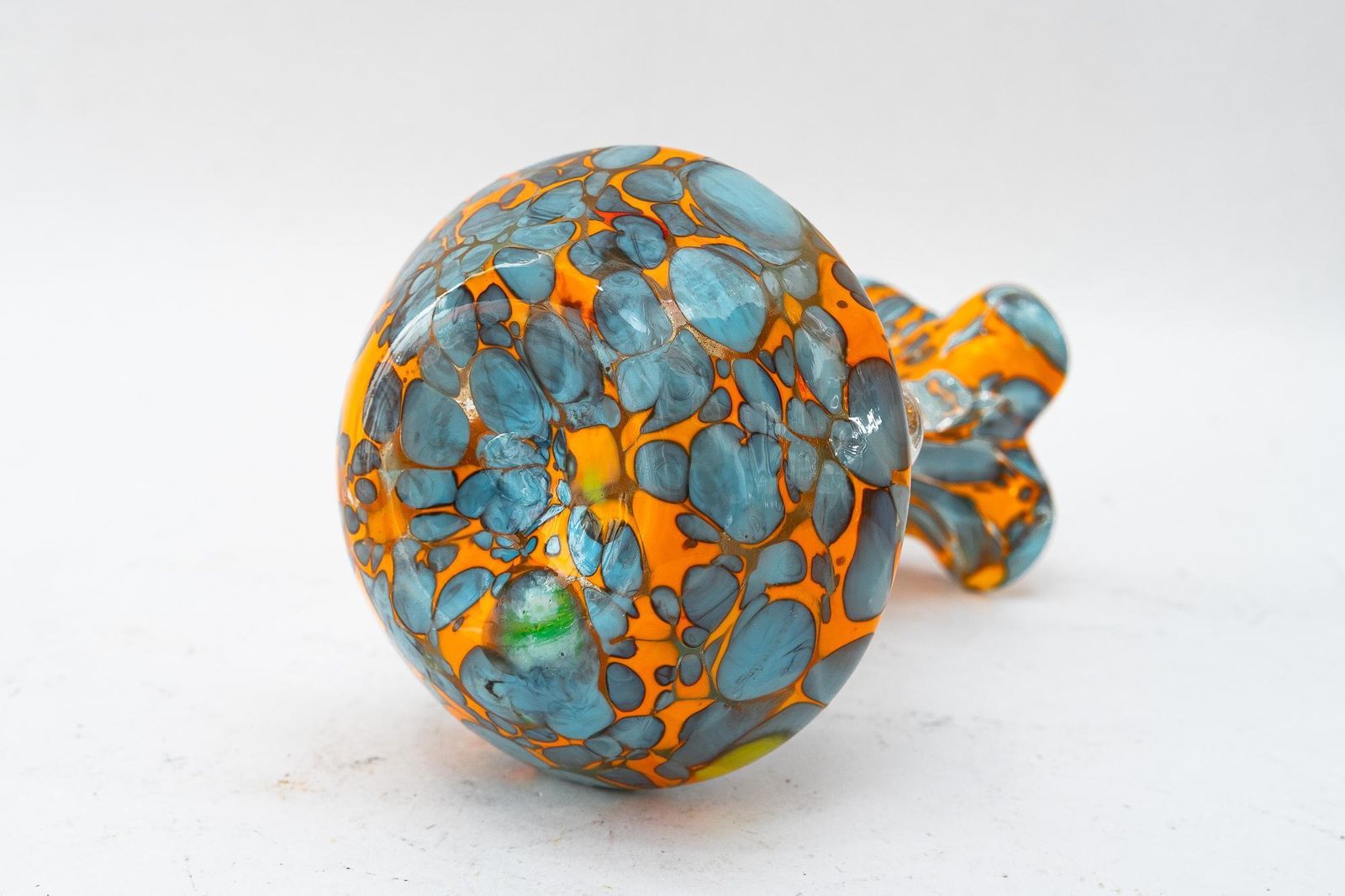 photo for sale Millefiori Italian Art Glass Vase Around 1950s