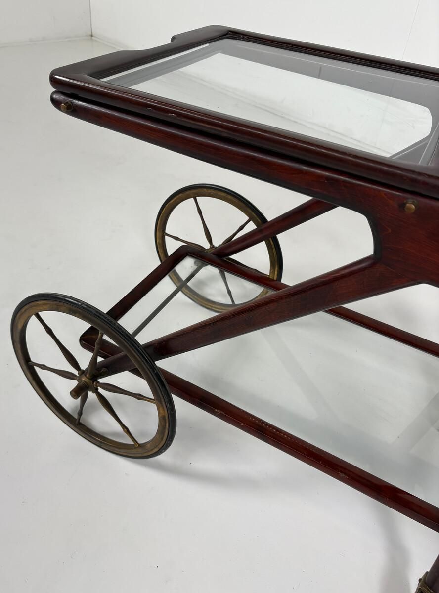 Mid Century Modern Bar Cart, Italy 1950s photo 1906.0