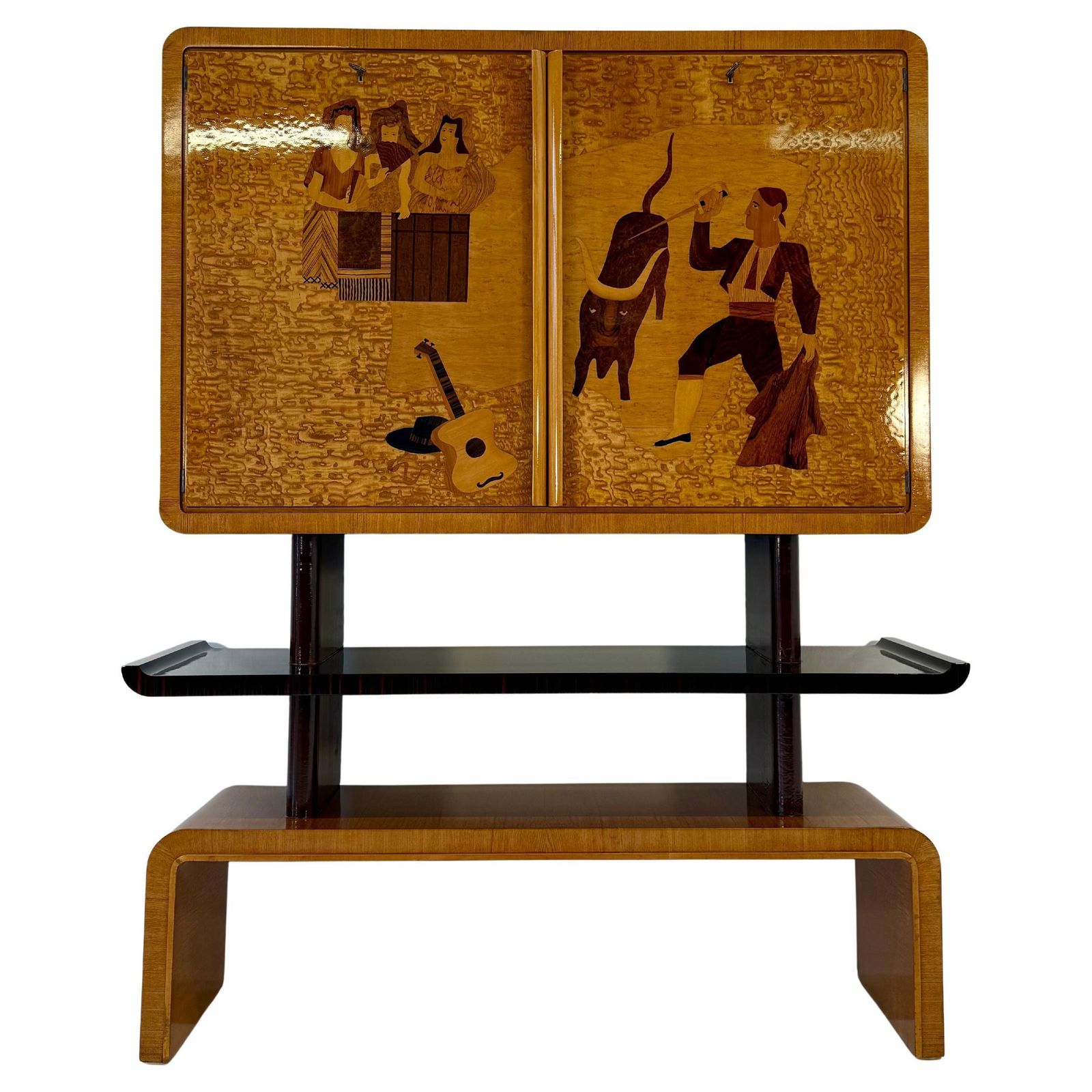Rare Cassi Ramelli Bar Cabinet, Published In Archivio Anzani, 1936