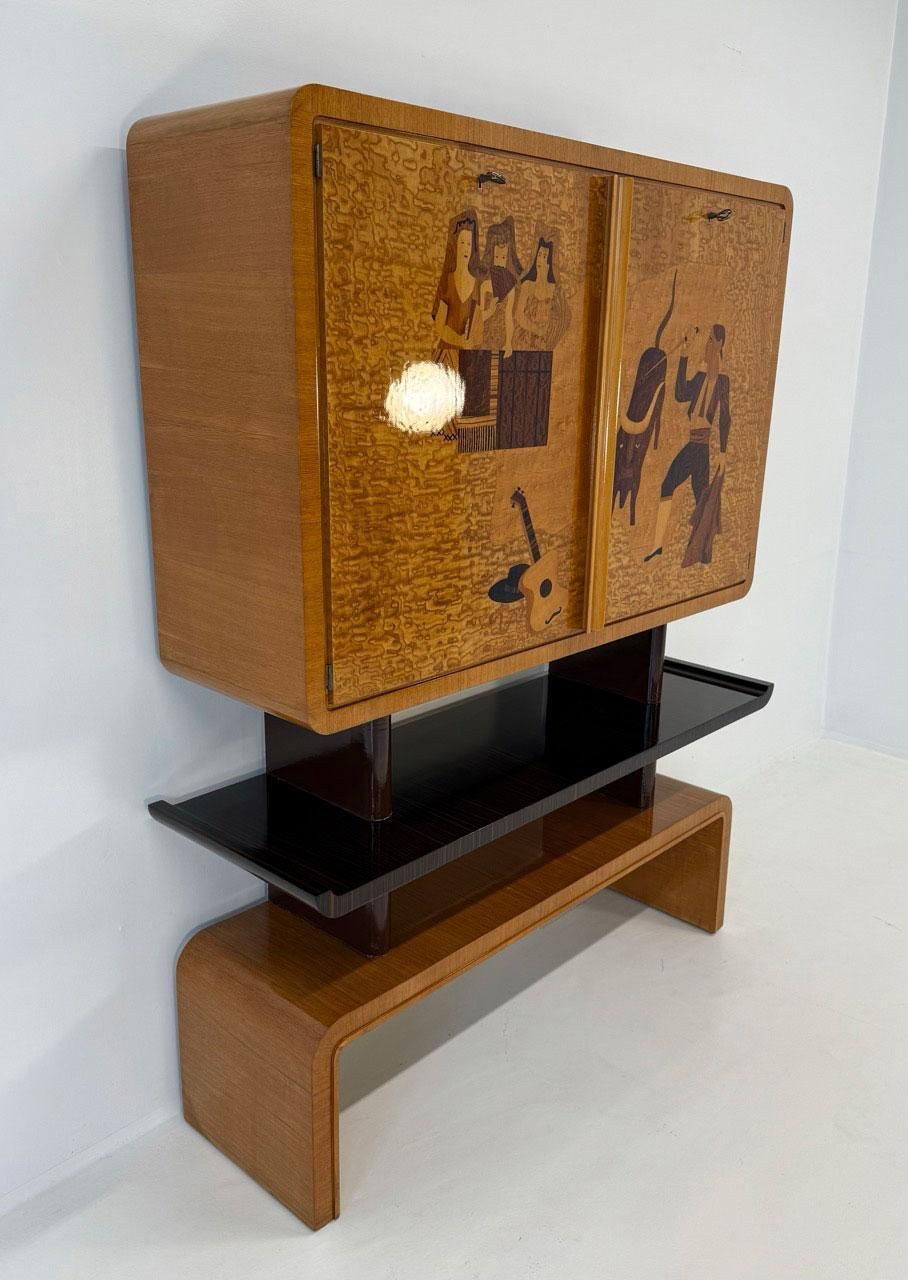 Rare Cassi Ramelli Bar Cabinet, Published In Archivio Anzani, 1936 photo buy