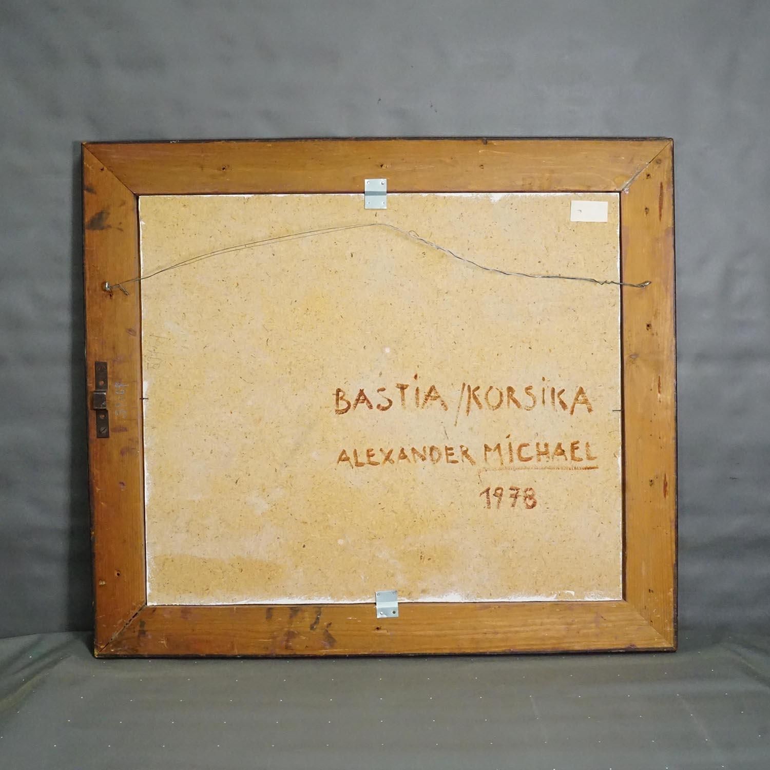 Alexander Michael Oil Painting – Bastia, Corsica, 1978 photo 647.0