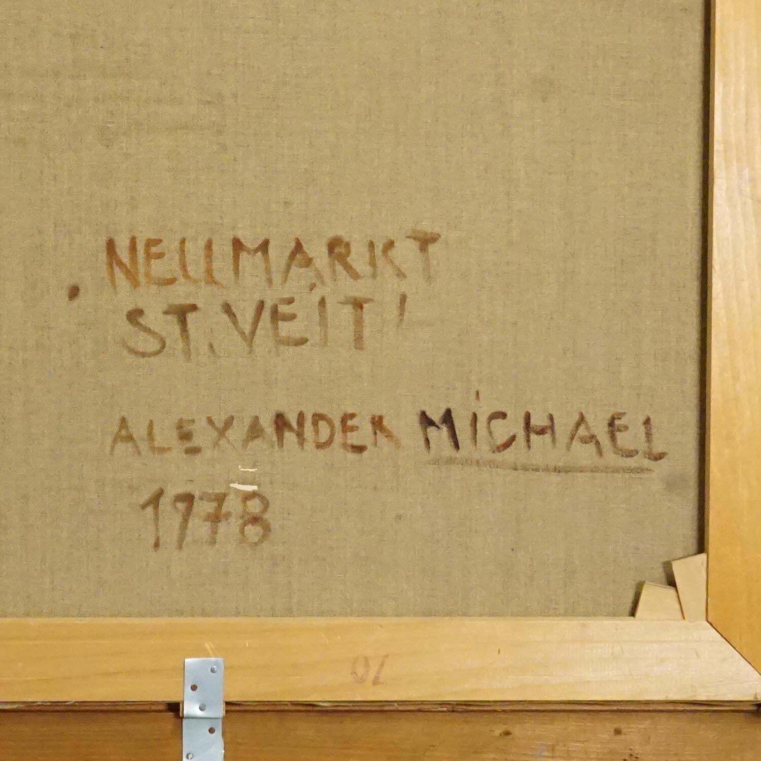 Alexander Michael Oil Painting – Neumarkt St. Veit, 1978 photo buy
