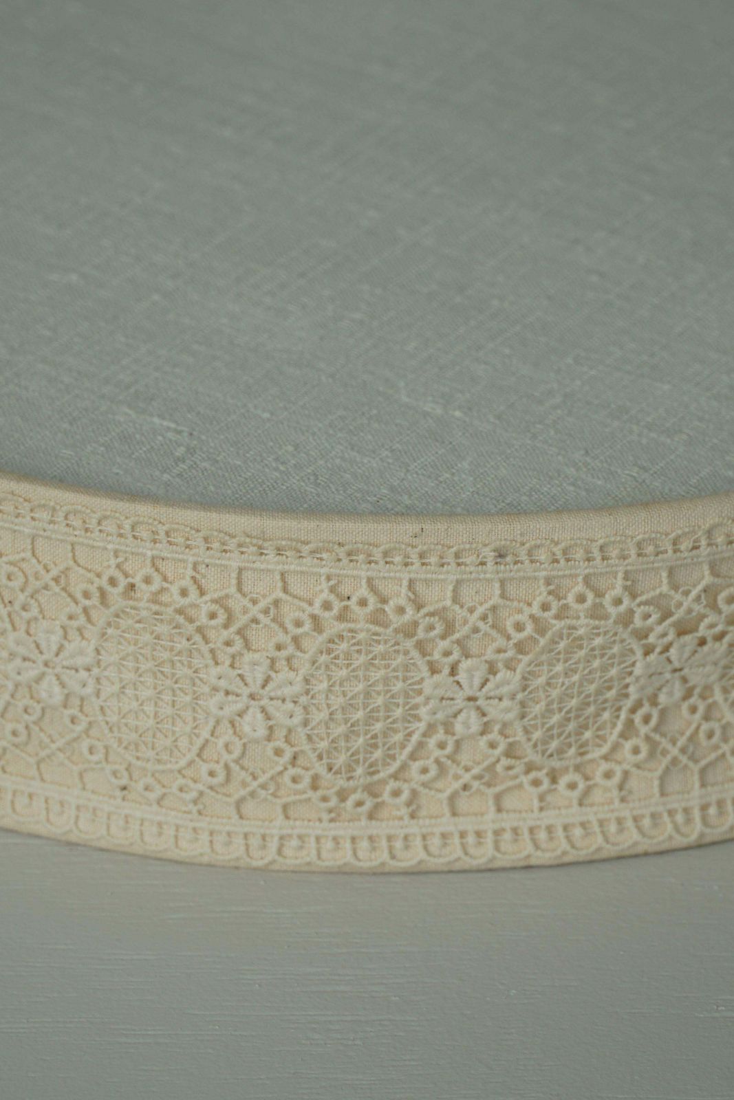 Mid Century Modern Ceiling / Wall Sconce In Linen And Lace, Sweden, 1950s photo buy