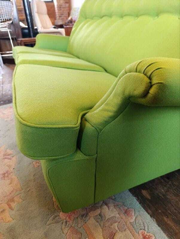 Iconic Parker Knoll N30 Sofa   Apple Green Wool   1960s British Design photo for sale