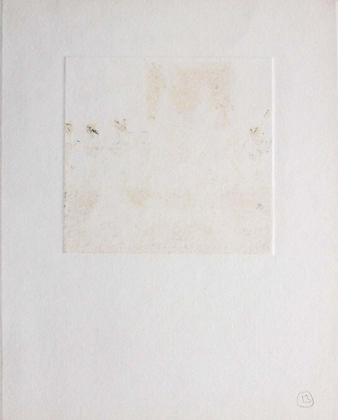 Podolczak Igorsession VI, Paper/Etching, 63/75, 11x12 Cm, 19881988 photo Art