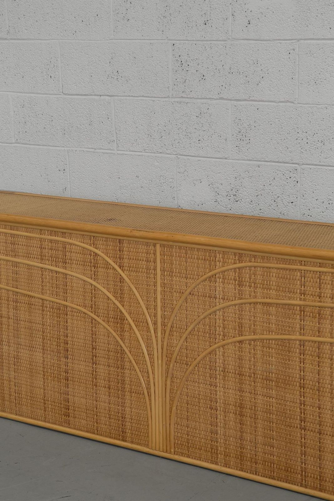 Axel Enthoven Attr. Rattan And Bamboo Storage Cabinet photo vinterior