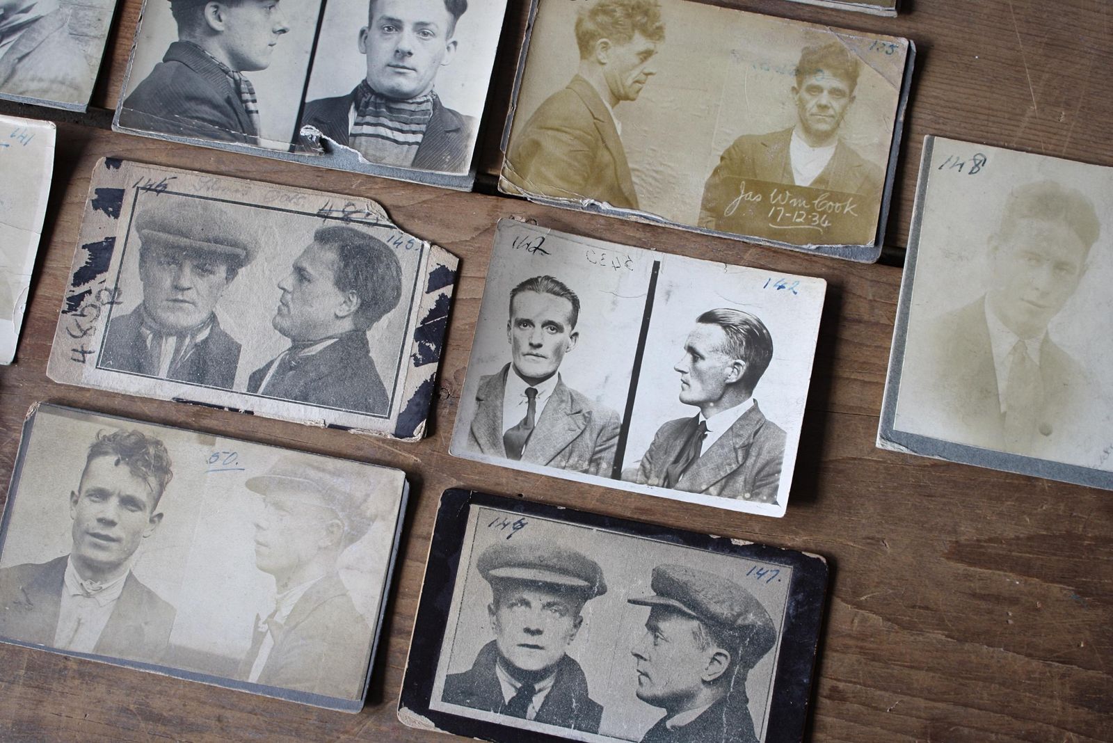 1422.0 Early 20th Century Police Booking Photographs Portraits Mug Shots Criminals photo