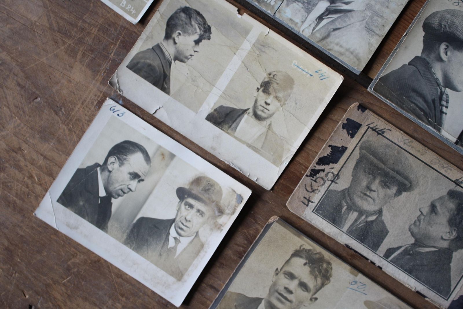 photo buy Early 20th Century Police Booking Photographs Portraits Mug Shots Criminals