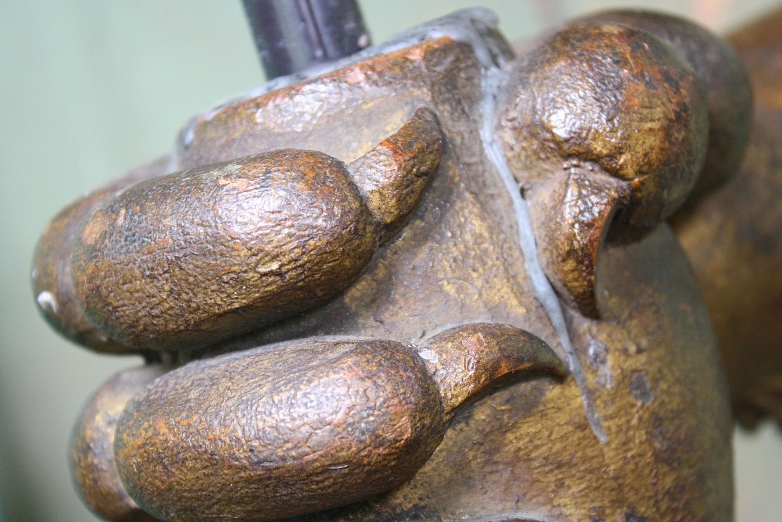18th Century, Carved & Gilt Wall Sconces Lion Paw, Human Fist Ship Flag Mount photo Lighting