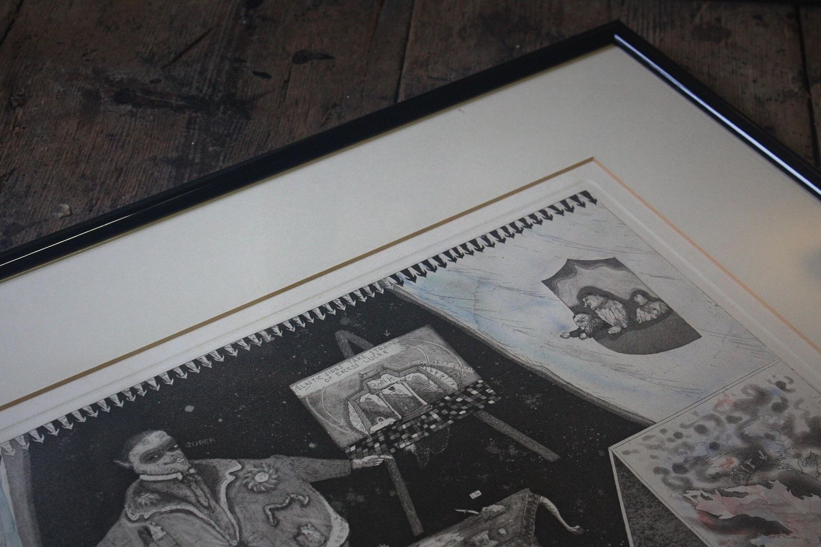 photo for sale Satirical Lithograph By Peter Jacques "The Devil" London Artist Royal Academy