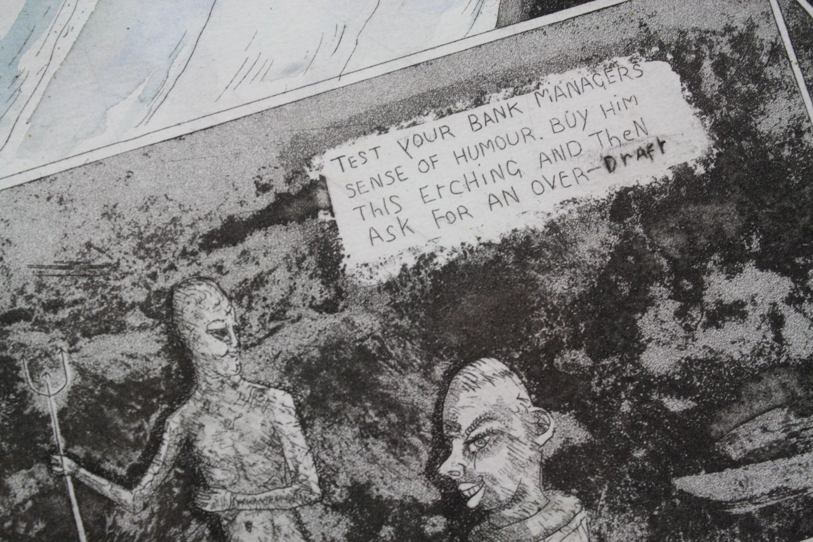 photo vinterior Satirical Lithograph By Peter Jacques "The Devil" London Artist Royal Academy
