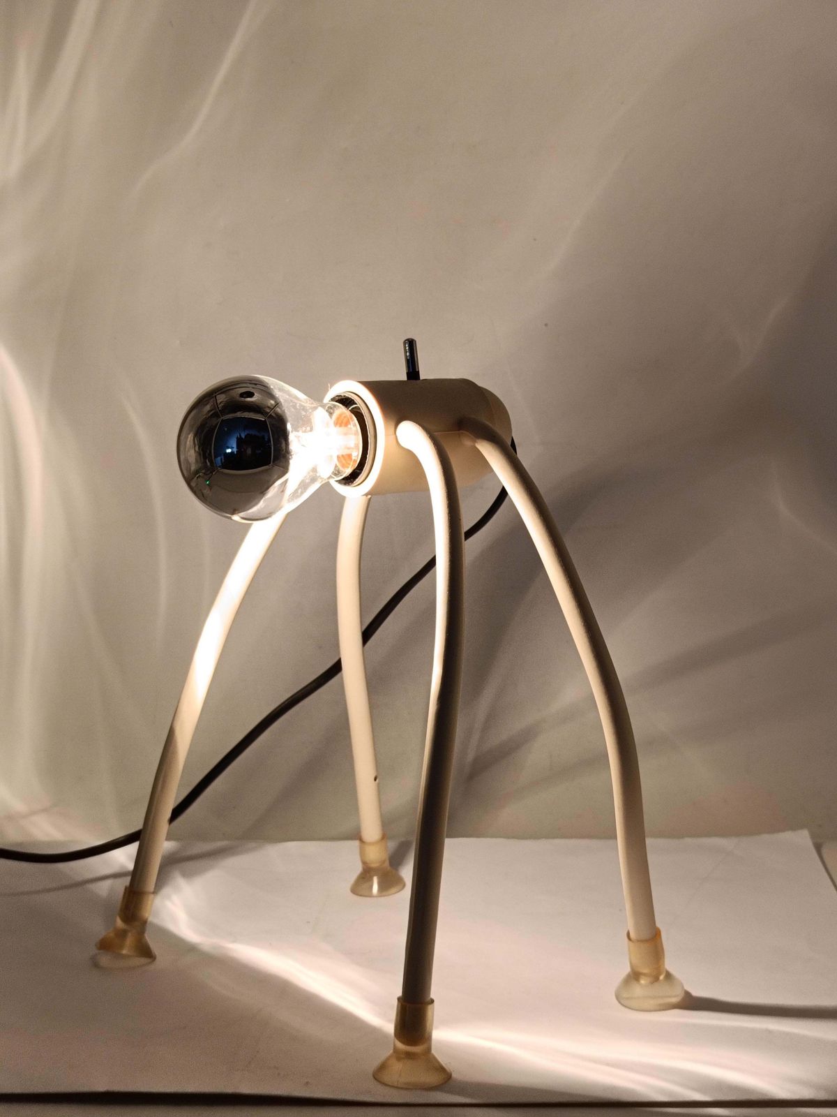 Marco Ferrei And Carlo Bellini For Luxo Lamp "Eddy," Italy 1980s photo vintage