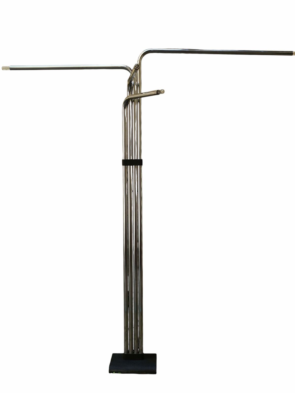 Goffredo Reggiani Chromed Metal Floor Lamp With 4 Arms, Italy 1970s photo furniture