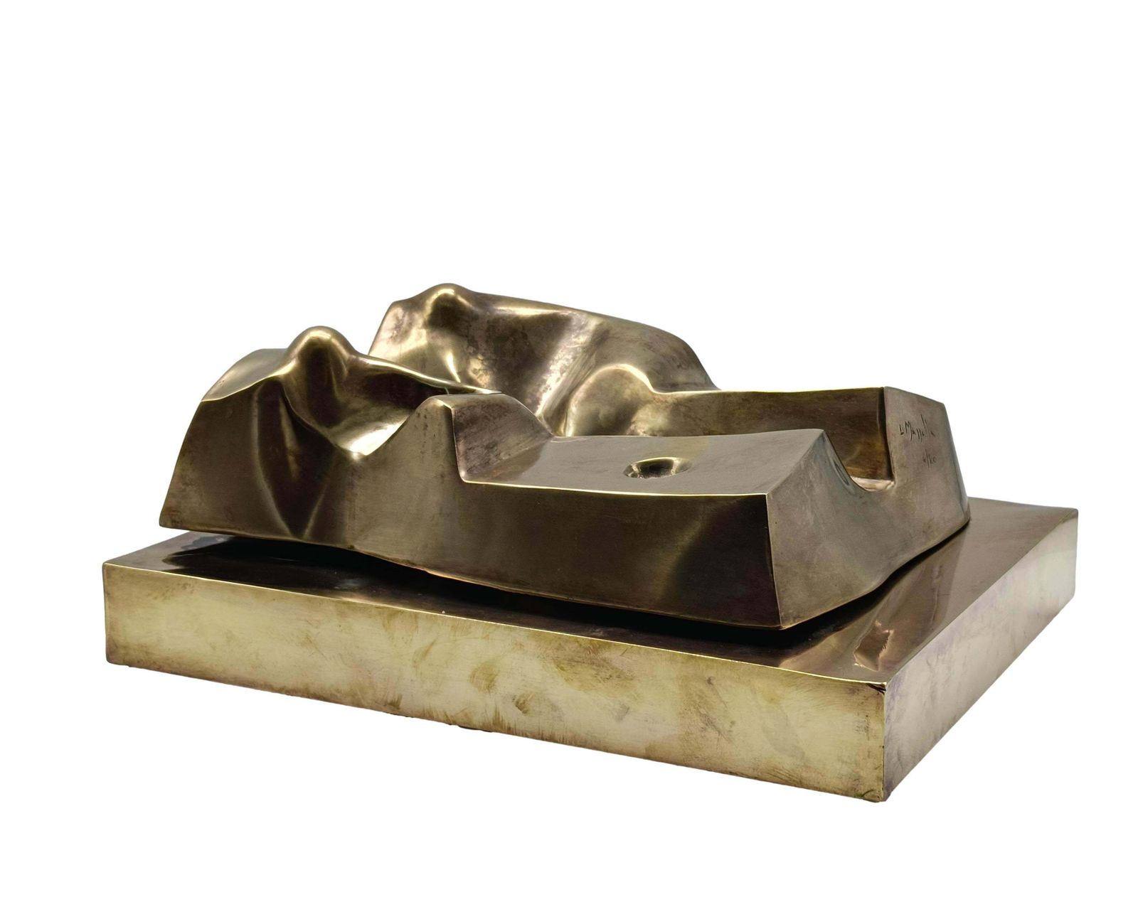 Luigi Mazzella Bronze Sculpture "Ciborio," Numbered 6/100, Italy 1989 photo for sale