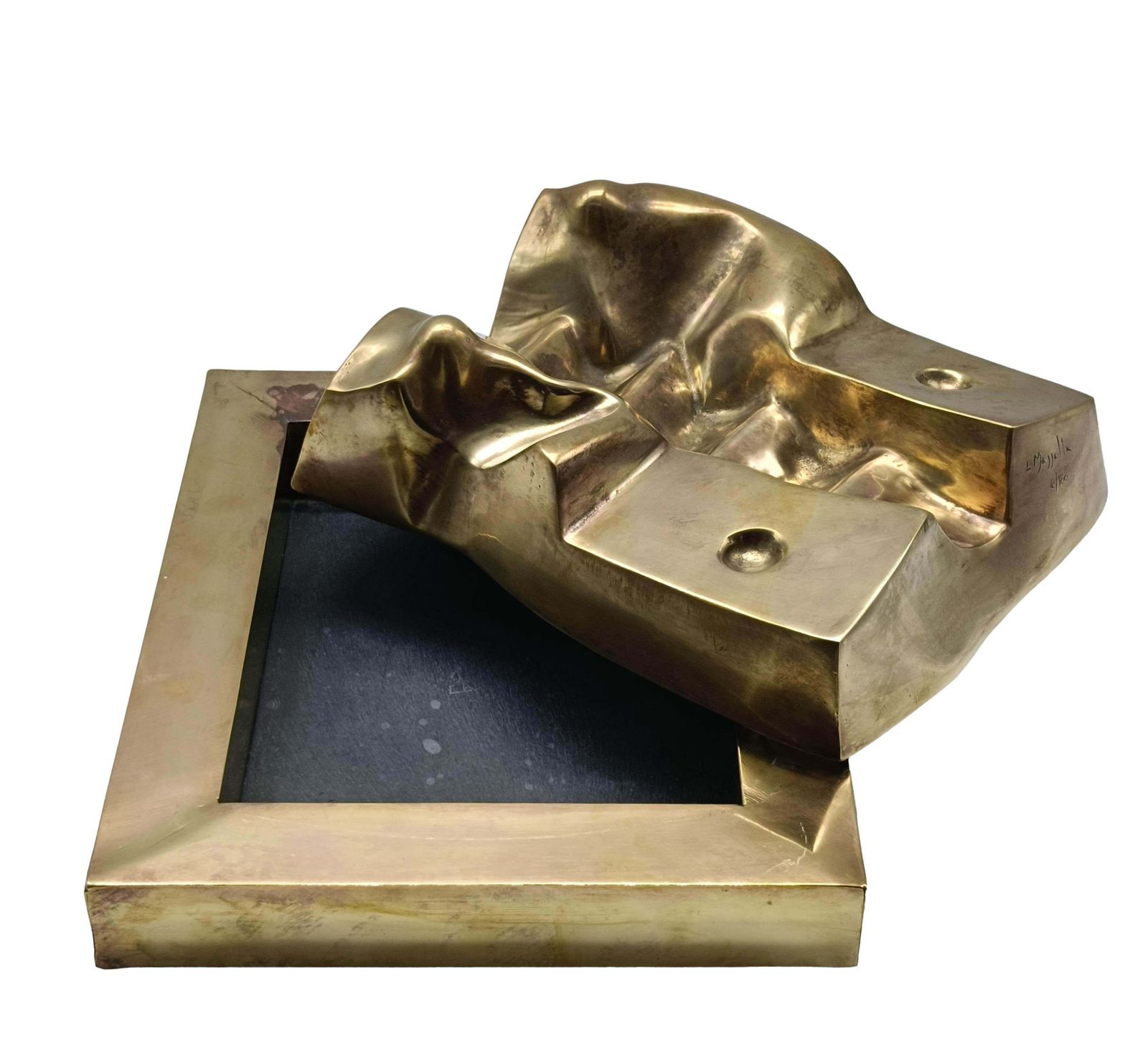 Luigi Mazzella Bronze Sculpture "Ciborio," Numbered 6/100, Italy 1989 photo vinterior