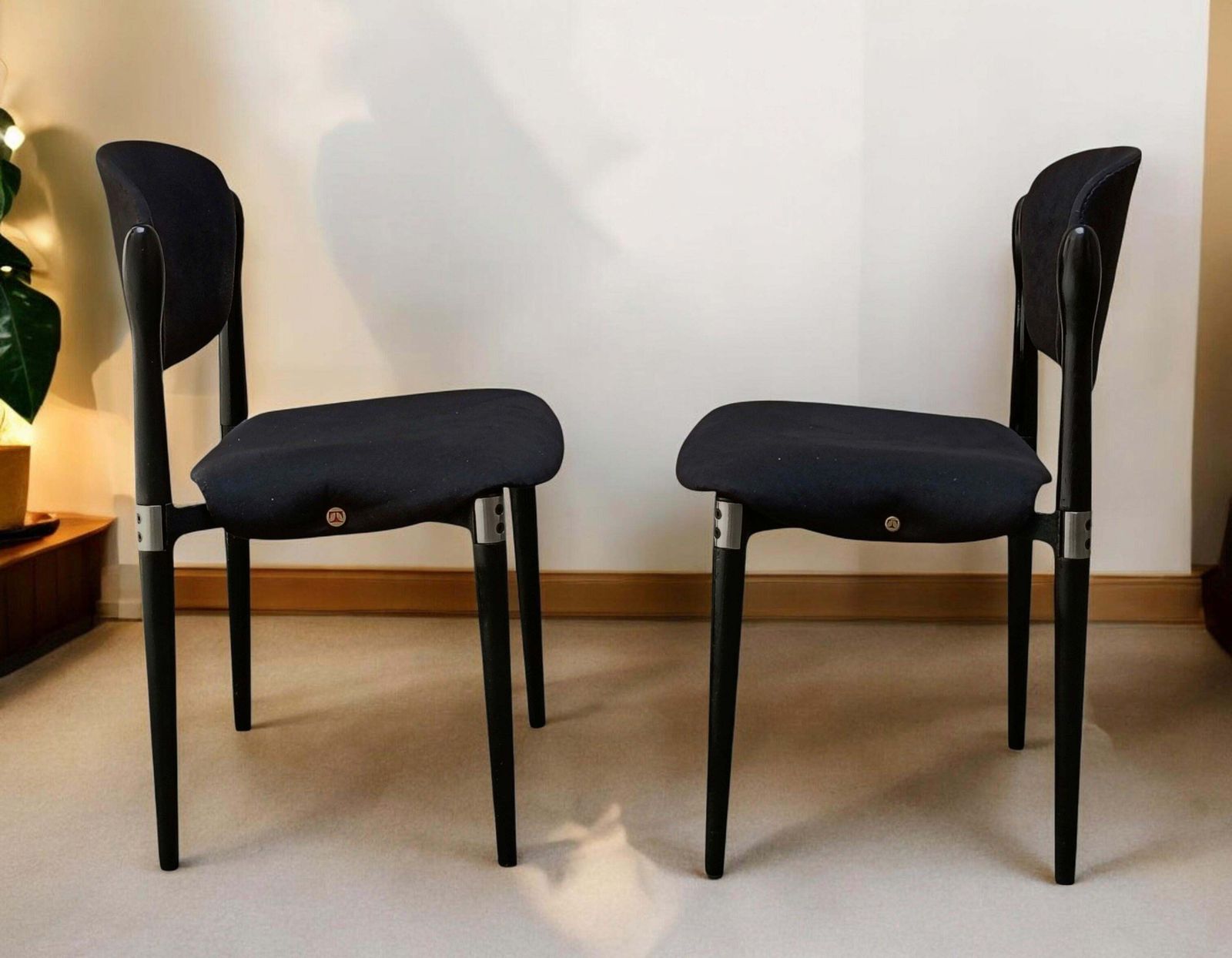 Eugenio Gerli For Tecno Pair Of Chairs Mod. "S83," Italy 1960s photo vintage