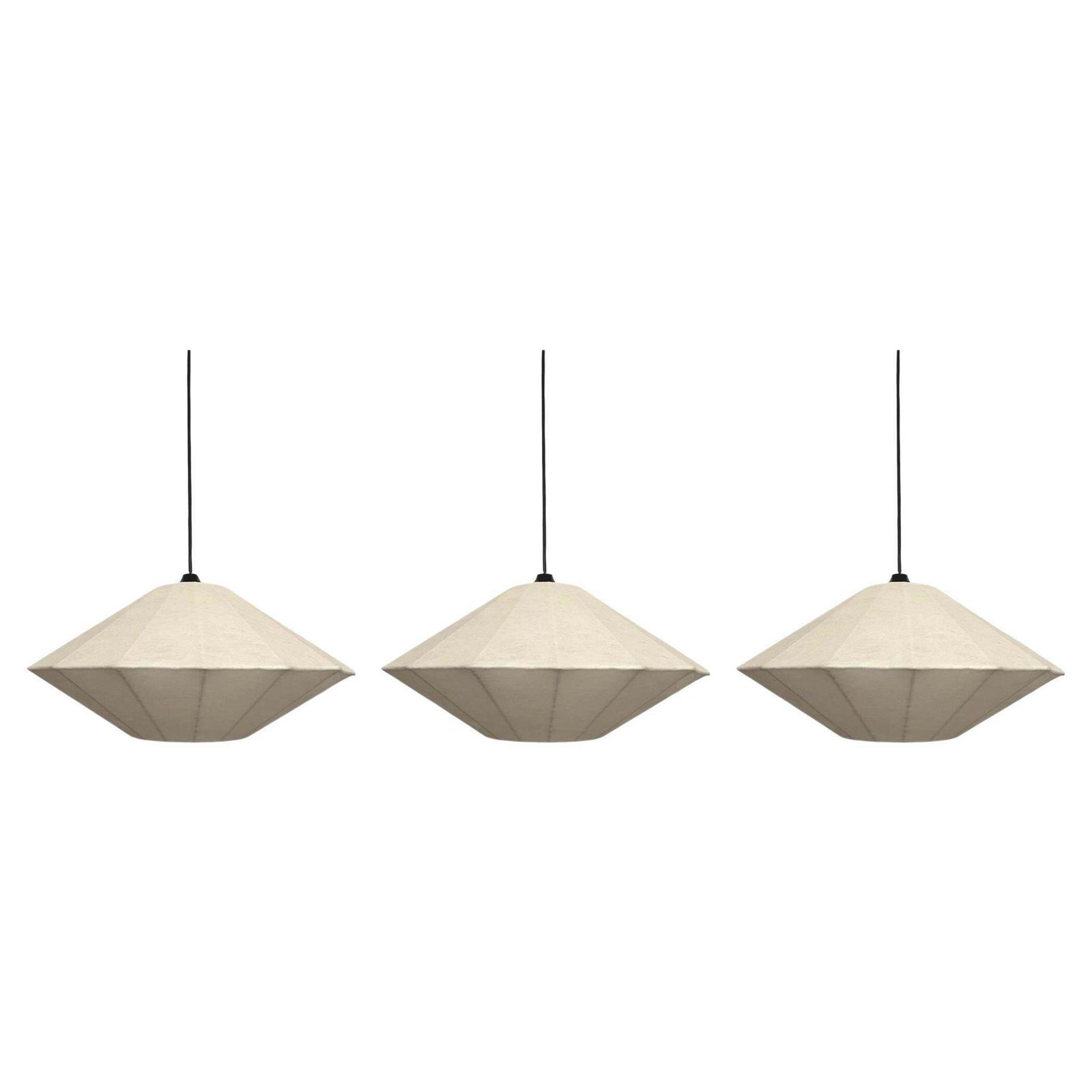 Austrian Postmodern Set Of  Three "Cocoon" Chandeliers By Eglo Leuchten, 1990s