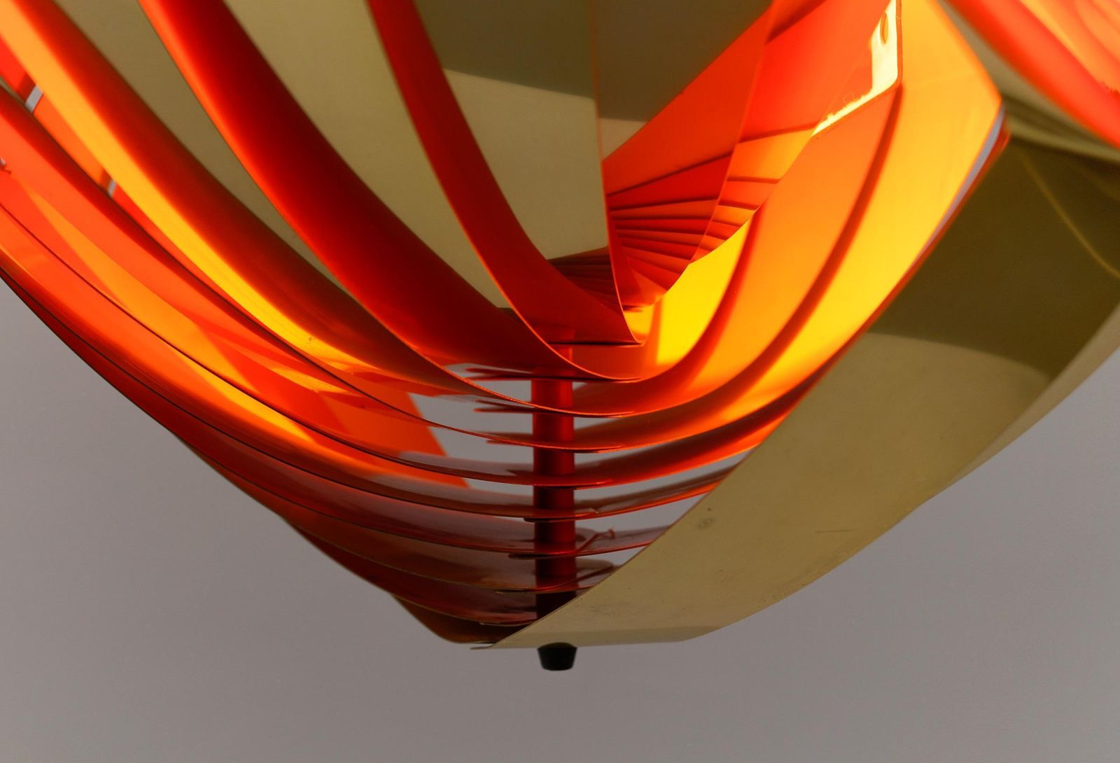 photo vintage Danish Conch Pendant Lamp By Louis Weisdorf For Lyfa, 1960s Denmark