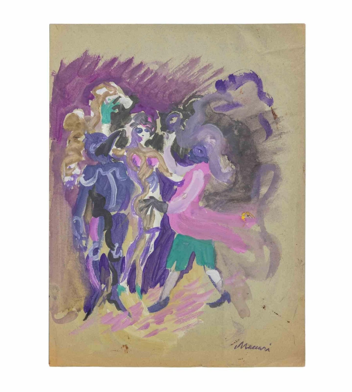 Mino Maccarifigures   Drawing By Mino Maccari   1940s1940s photo furniture