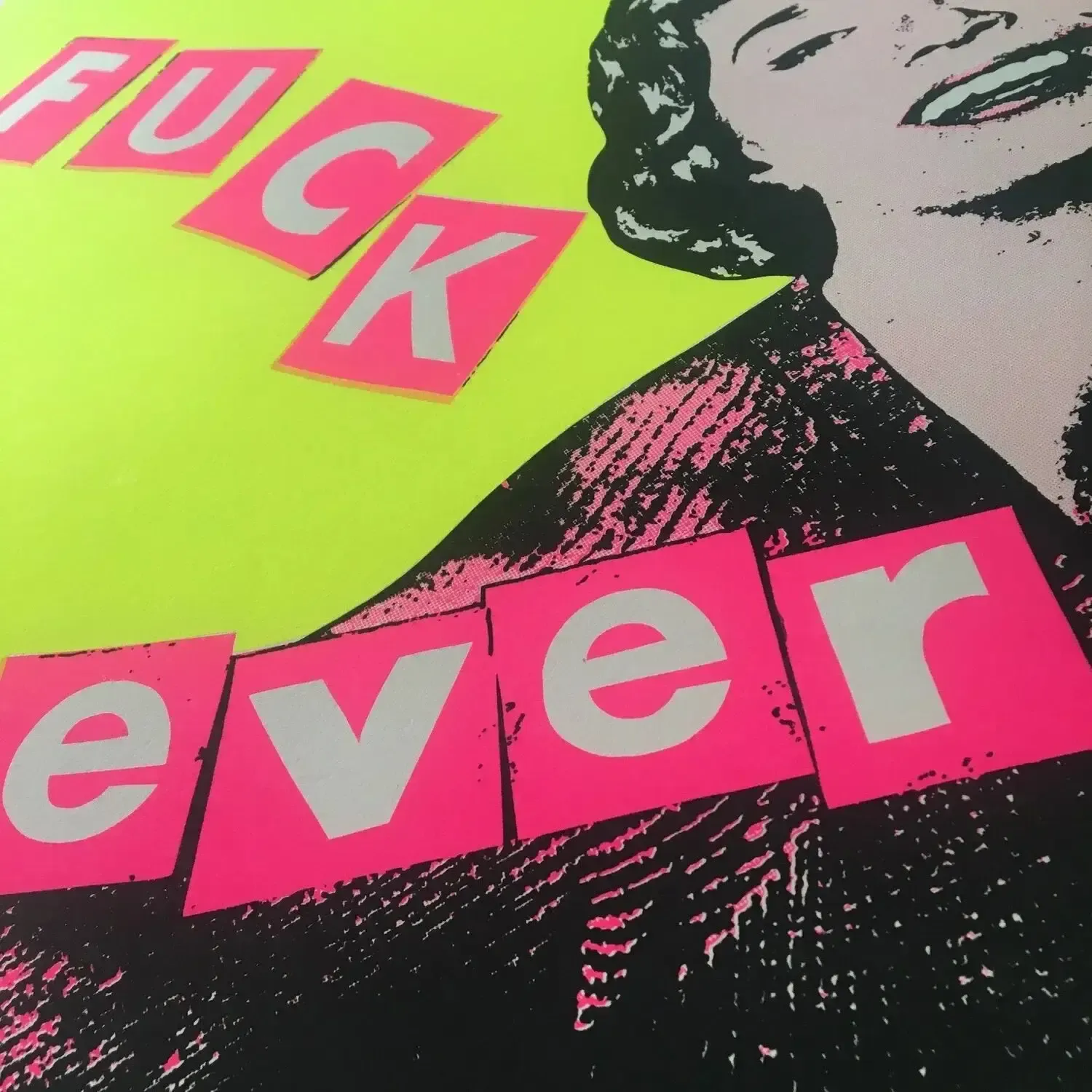 Jamie Reid, Fuck Forever (Yellow), 1997 photo furniture