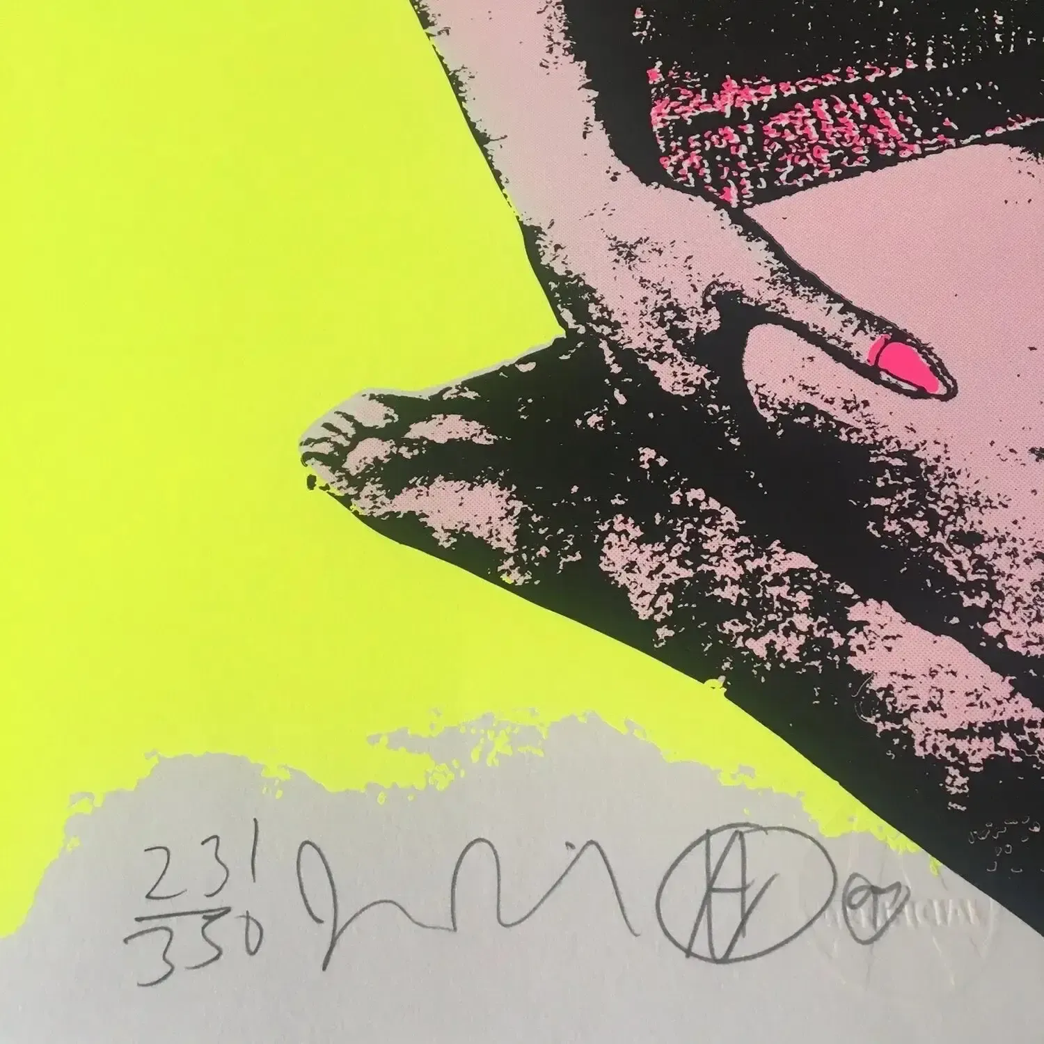 Jamie Reid, Fuck Forever (Yellow), 1997 photo for sale