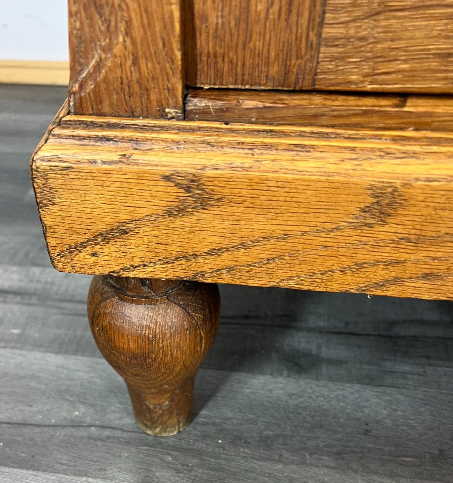 French Antique Marble  Topped Chest Of Drawers / Sideboard (Lot 2371) photo vinterior