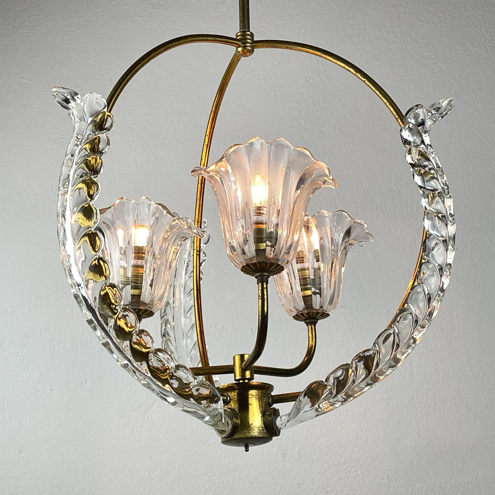 2750.0 Murano Chandelier By Ercole Barovier Barovier & Toso, Italy 1930s photo
