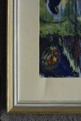 Frideborg Bryth, Finis Lordes, Oil On Board, 1950s, Framed photo buy