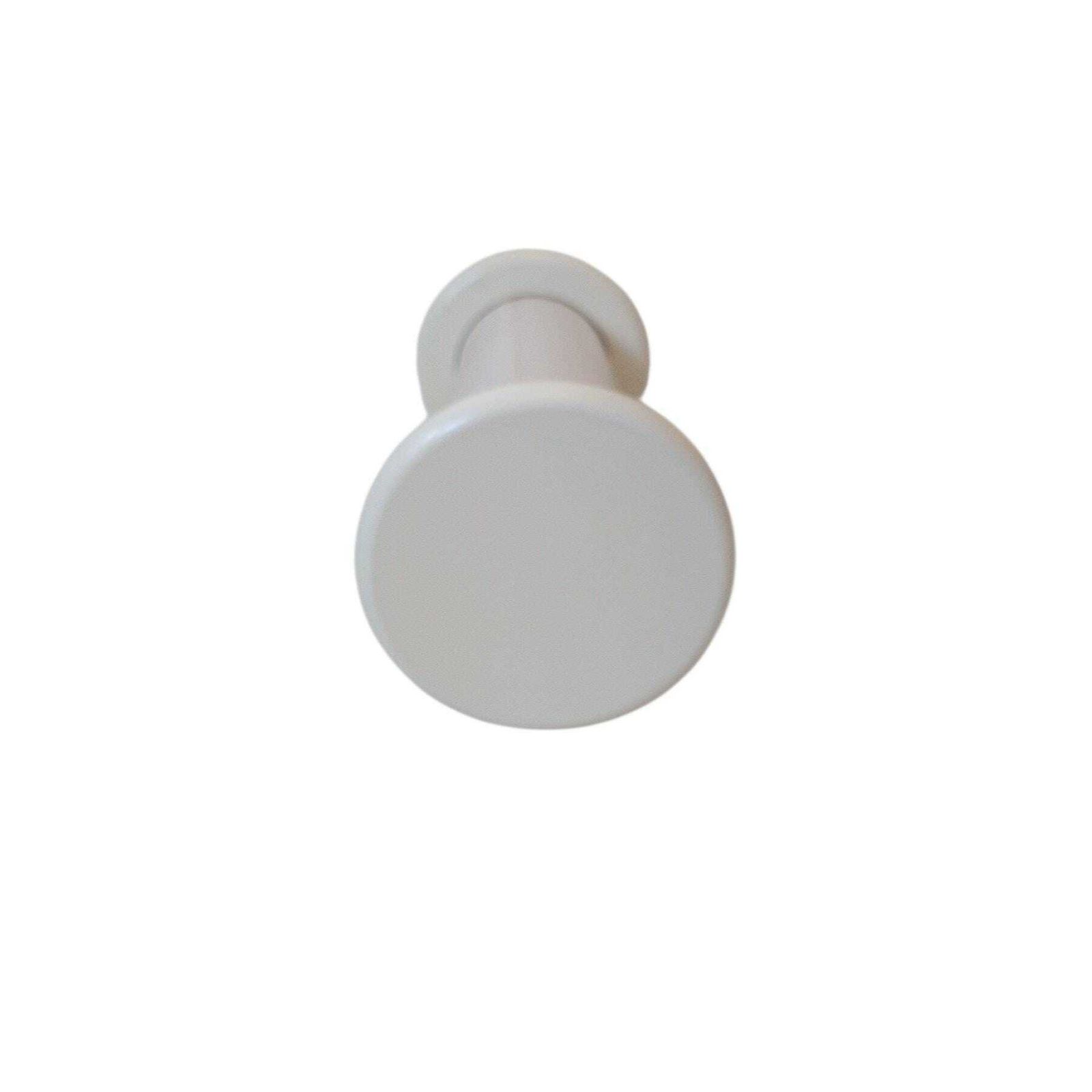 Vintage Italiaanse Witte Sokkel — Kunststof En Kartonnen Kolom, Jaren 1980 photo Woonaccessoires