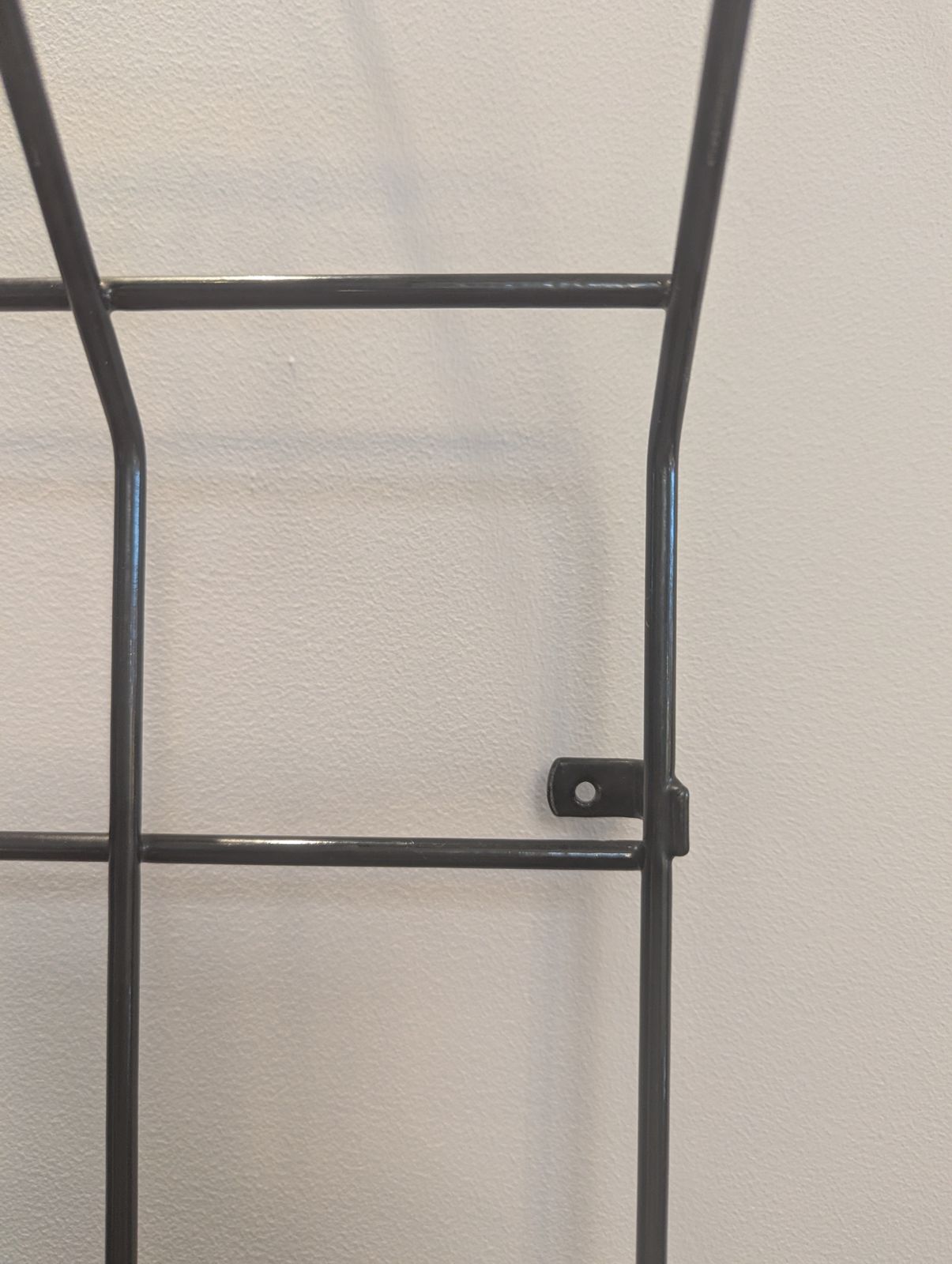 Mid 20th Century Wall Mounted Wire Coat Rack By Karl Fichtel Manufactured By Drahtwerke Erlau photo for sale