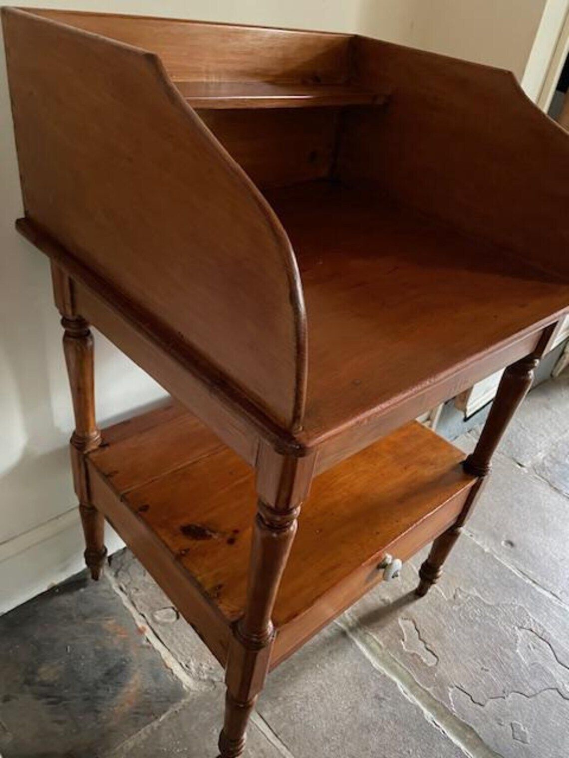19th. Century Pine Washstand, 1800s photo furniture