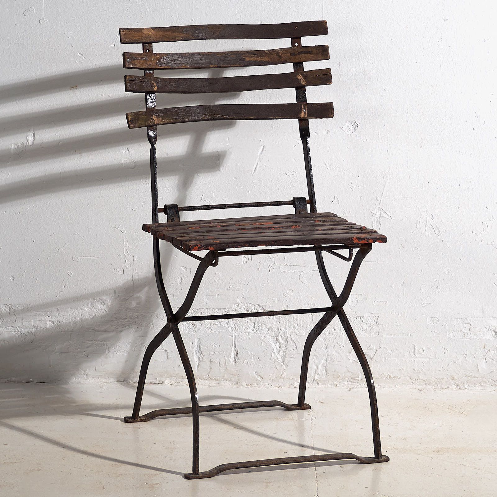 Antique Outdoor Folding Chairs (C.1920). Set Of 4 Pieces #33 photo buy