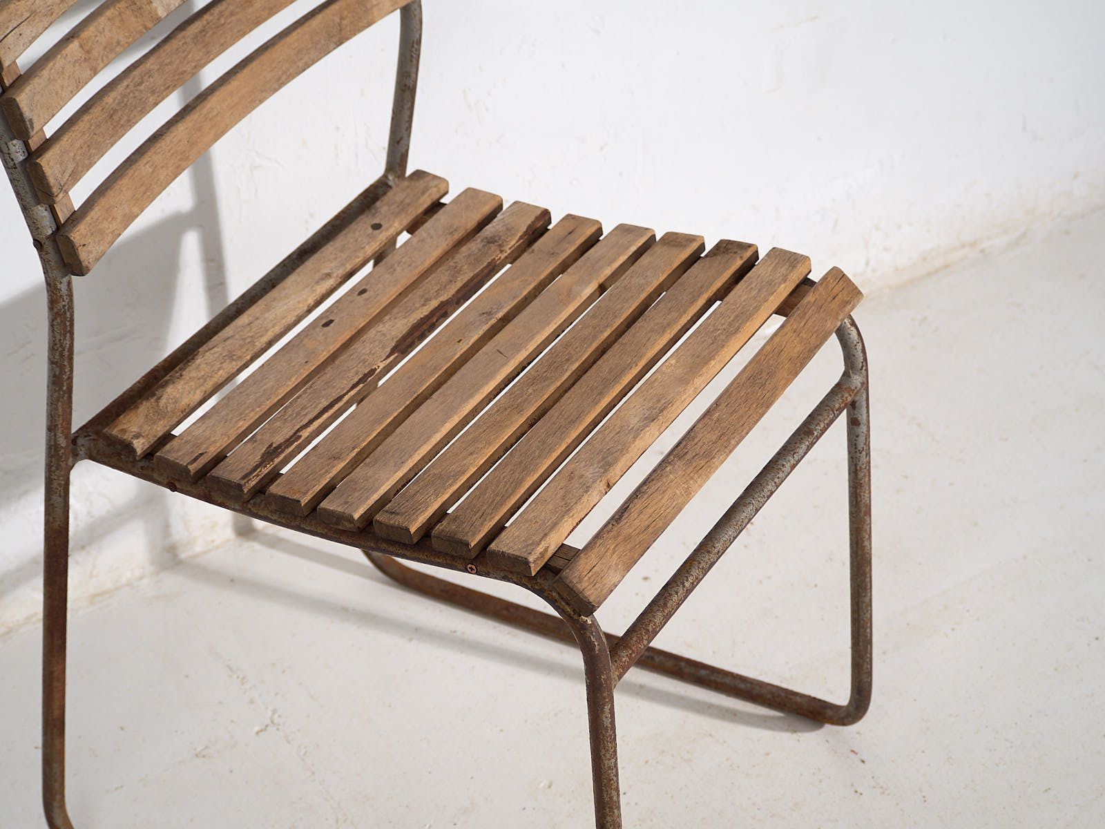photo furniture Antique Garden Chairs (C.1920). Set Of 2 Pieces #7