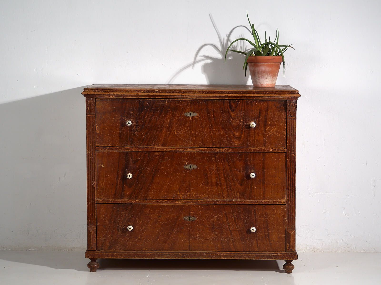 photo for sale Large Antique Chest Of Drawers (C.1920) #25