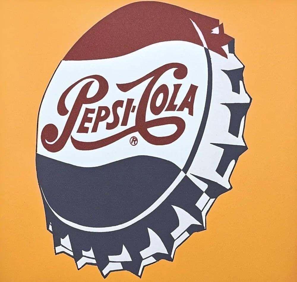 Andy Warhol, Pepsi Cola Yellow , 1980s, Lithograph photo furniture