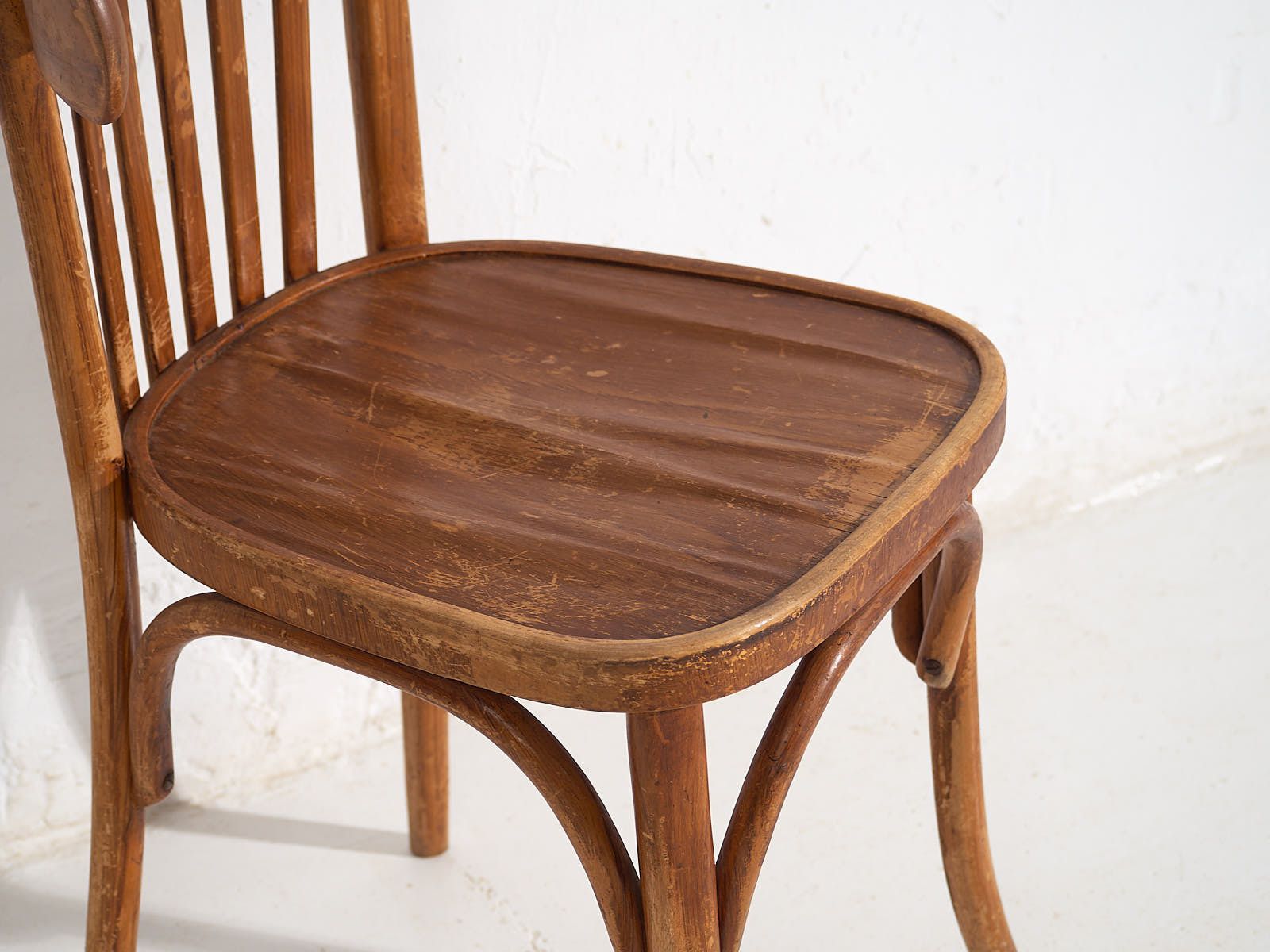 Antique Bistro Chairs (C.1920). Set Of 6 Pieces #1 photo vinterior