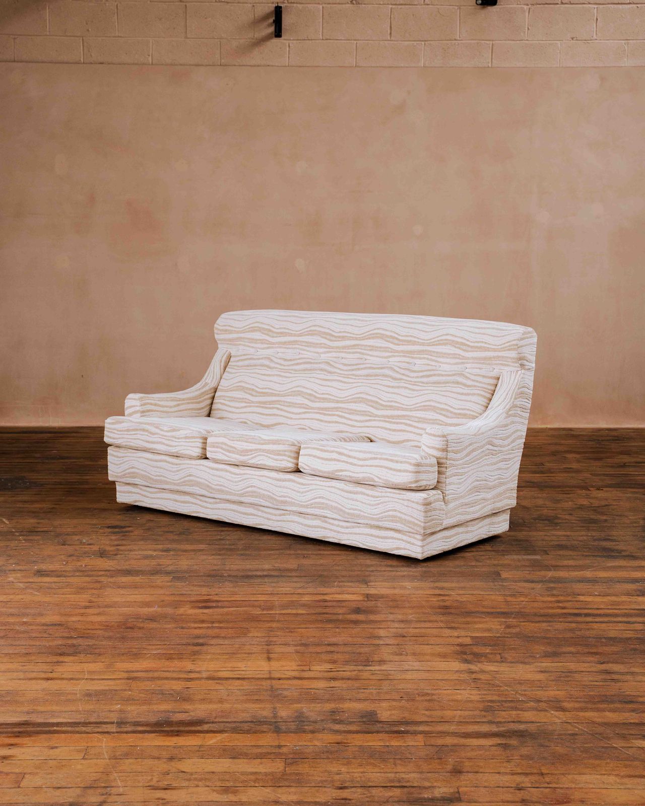 Mid Century Parker Knoll Three Seat Sofa Reupholstered In Harlequin X Henry Holland Fabric photo for sale