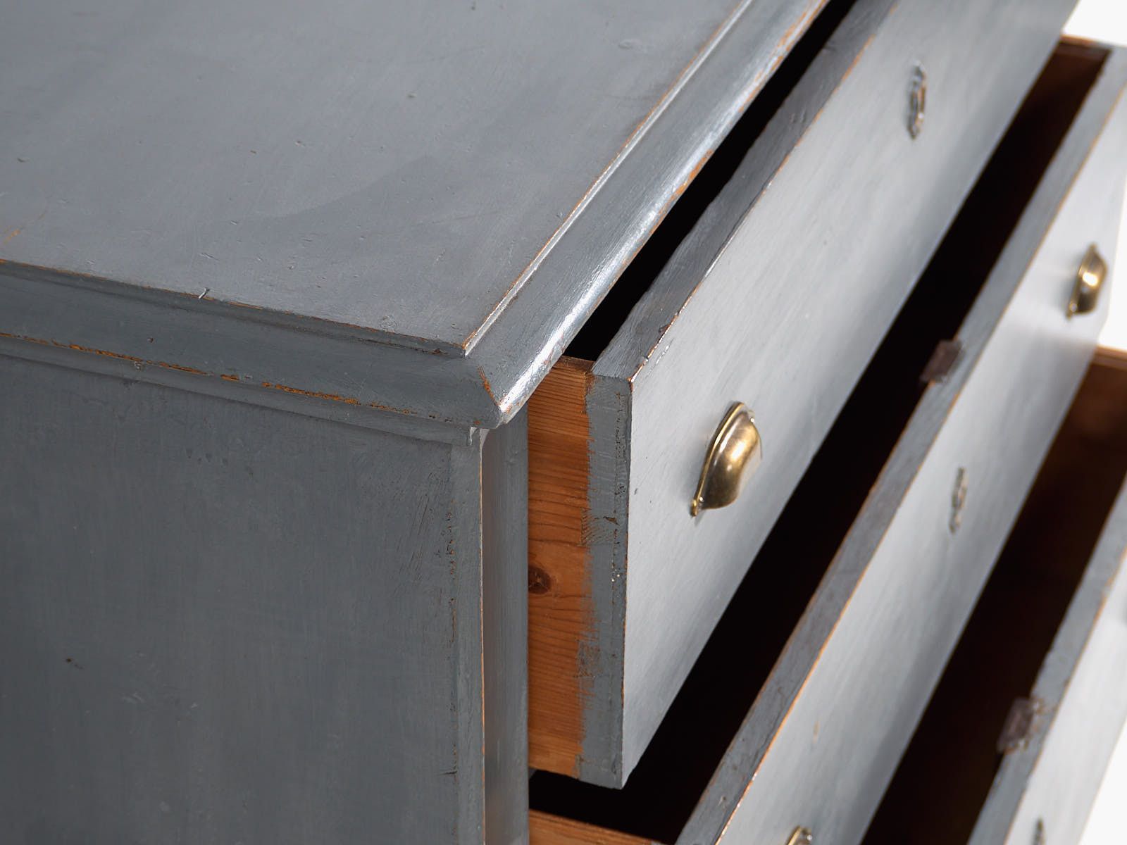 Antique Gray Chest Of Drawers (C.1920) #2 photo 1531.0