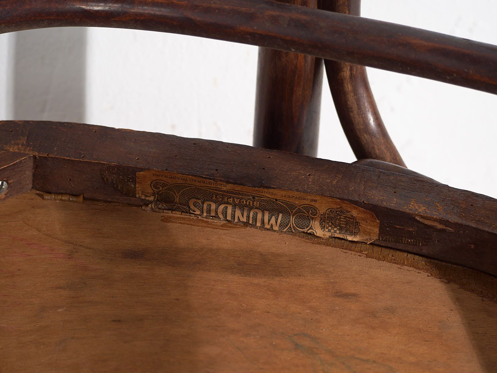 Antique Thonet Mundus Chairs (C.1920). Set Of 2 Pieces #2 photo vintage