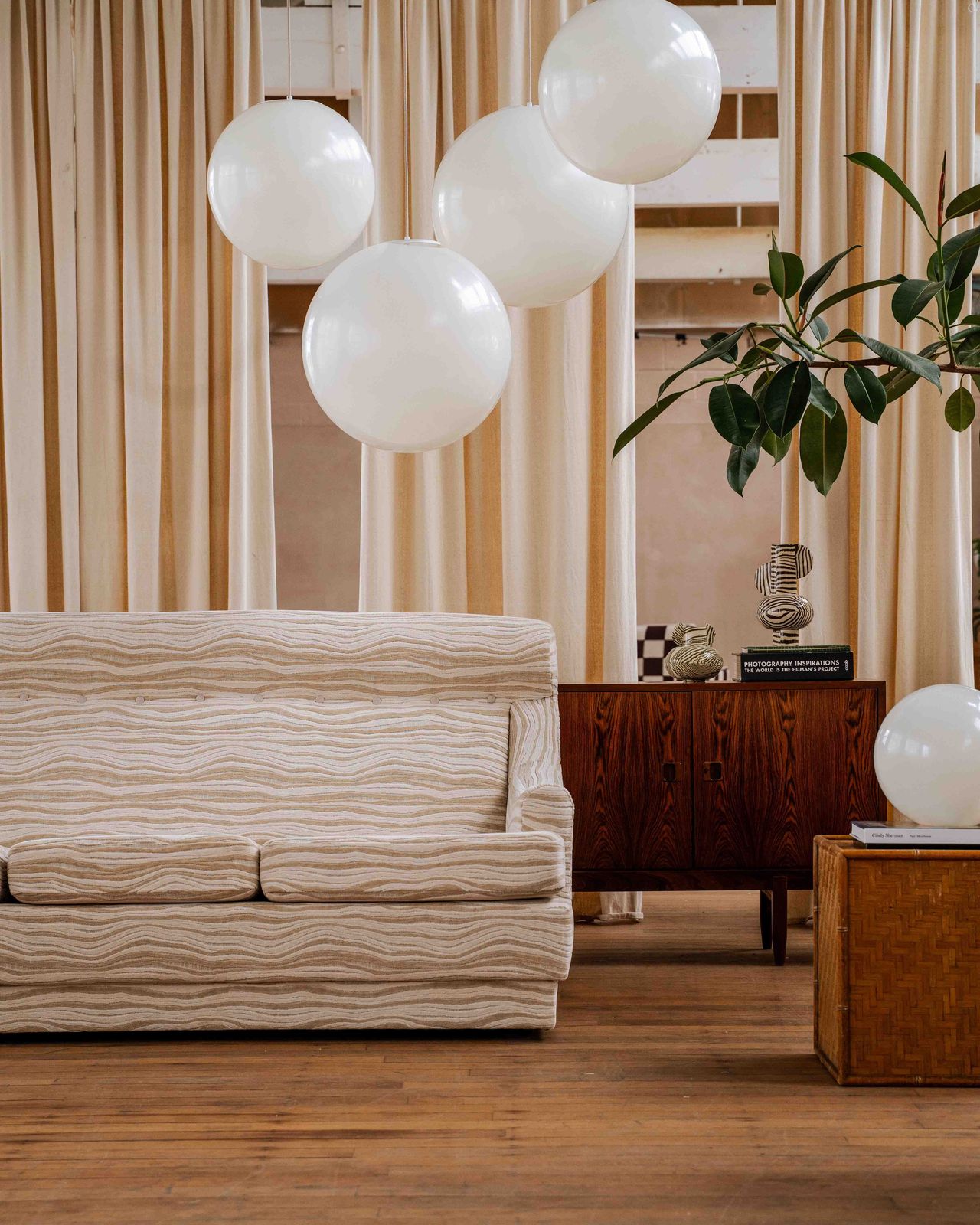 Mid Century Parker Knoll Three Seat Sofa Reupholstered In Harlequin X Henry Holland Fabric photo 1400.0