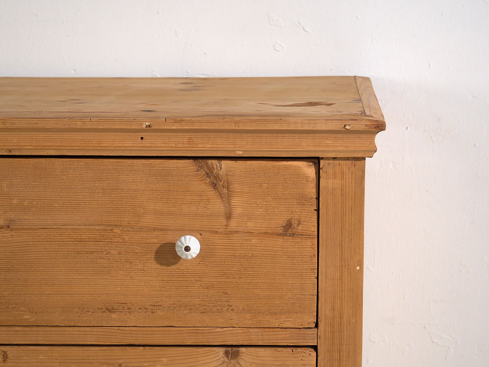 Antique Solid Wood Chest Of Drawers (C.1920) #14 photo buy