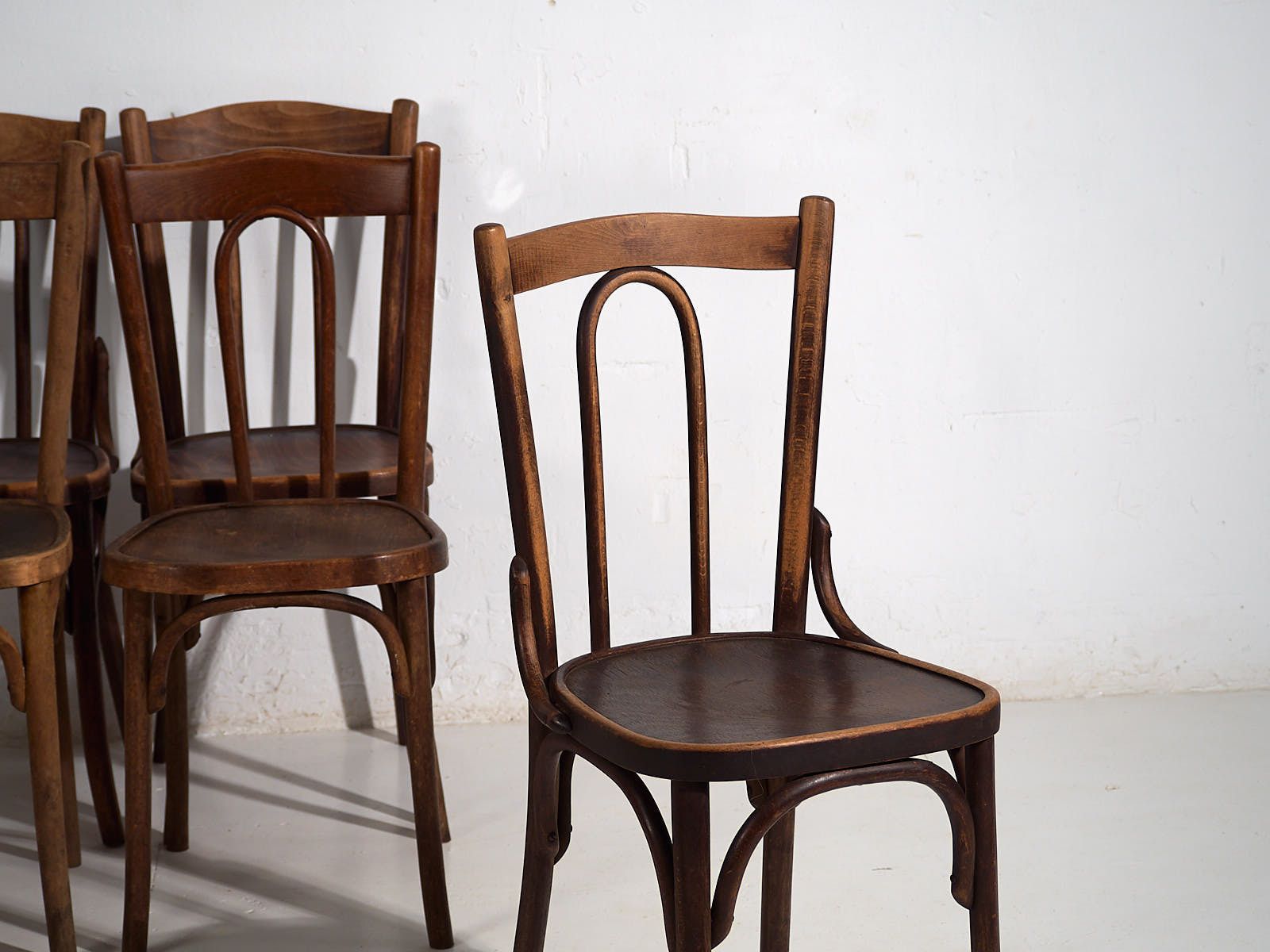 Antique Dining Chairs (C.1920). Set Of 6 Pieces #2 photo for sale