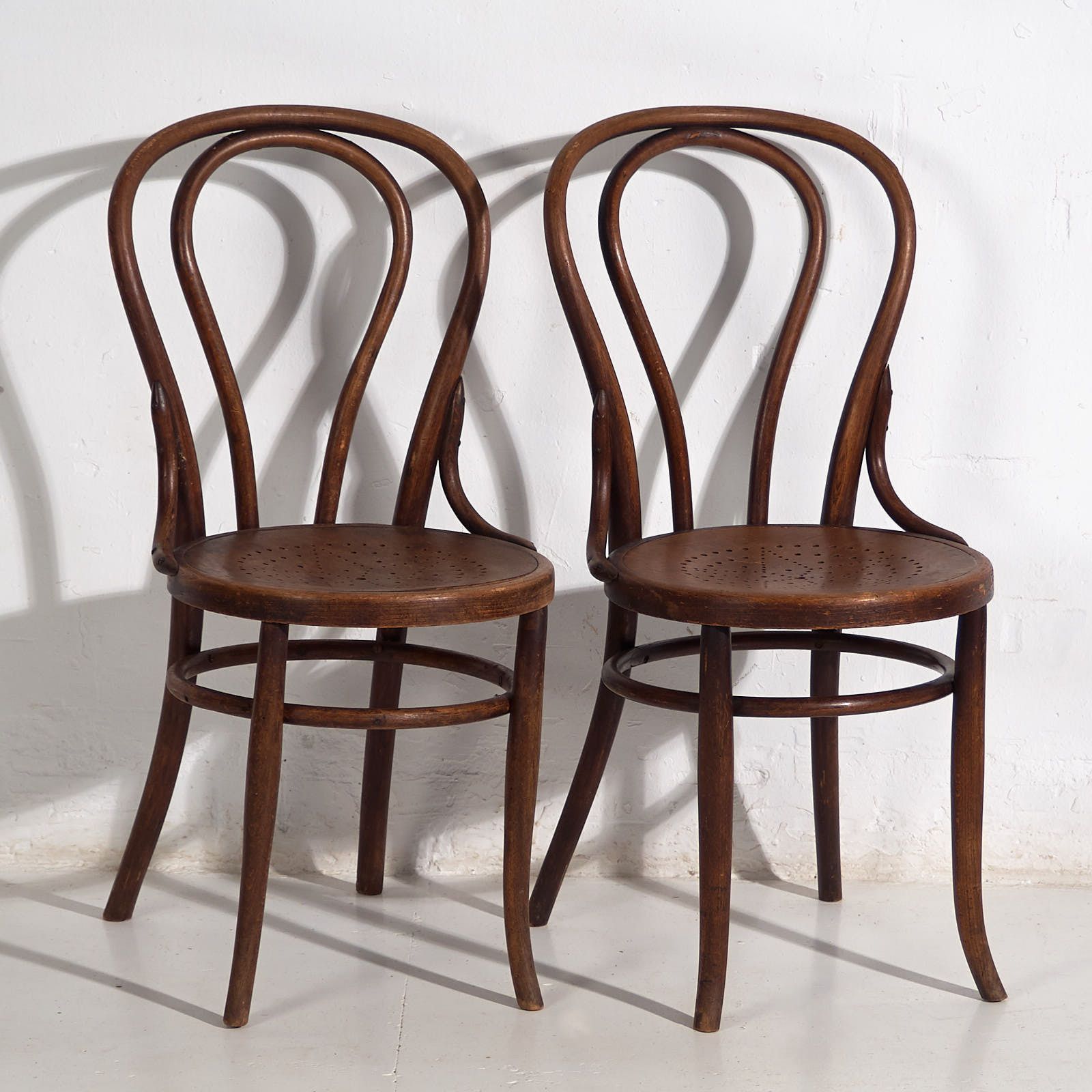 Pair Of Antique Viennese Chairs (C.1920). Set Of 2 Pieces #2 photo vintage