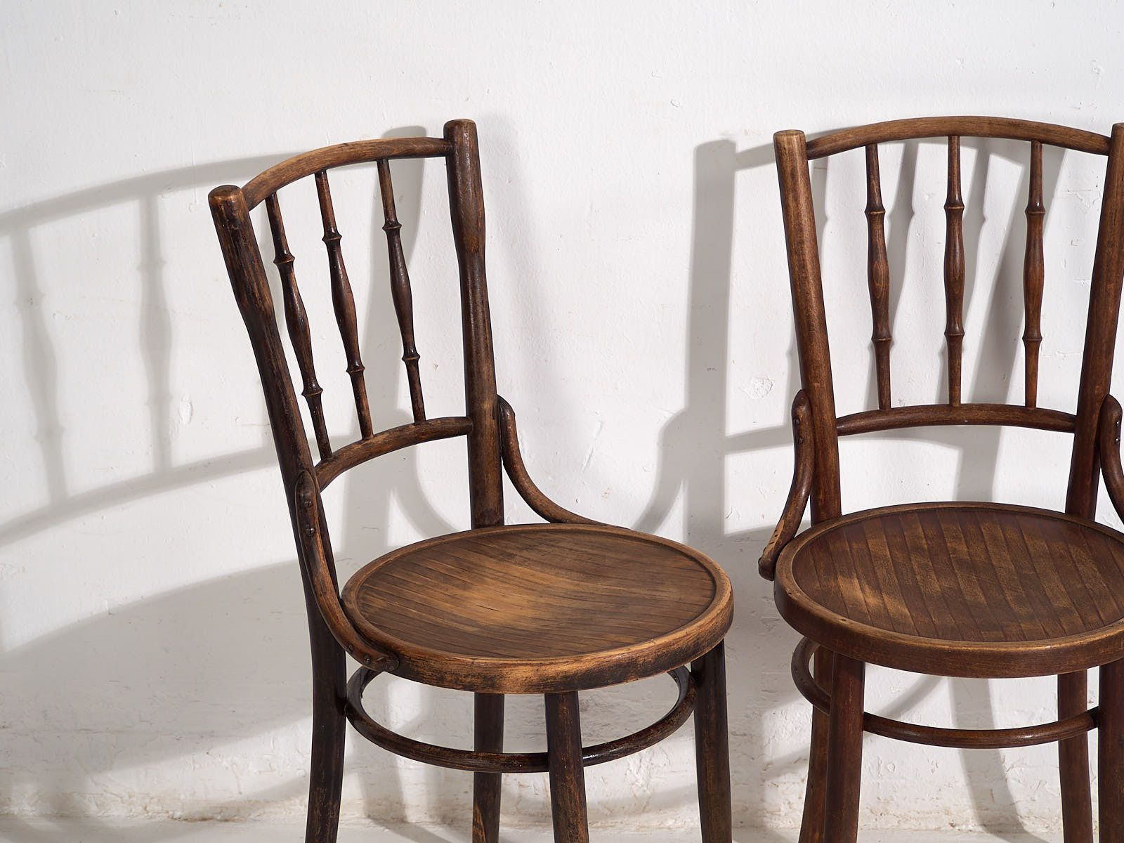 Antique Bentwood Dining Chairs (C.1920). Set Of 6 Pieces #2 photo 1211.0