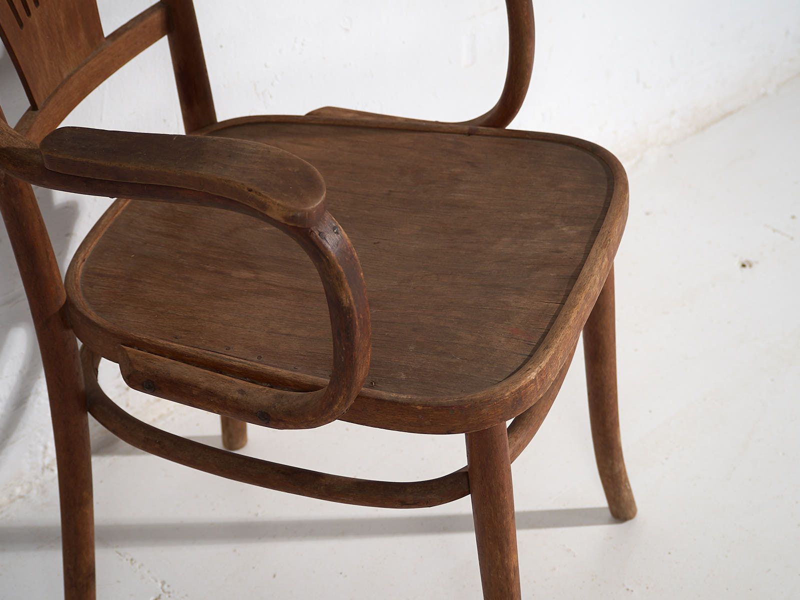 Antique Bentwood Office Chair (C.1920) #6 photo Furniture